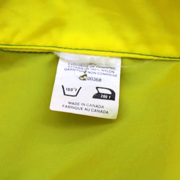 Vintage John Deere Jacket - Windbreaker in Yellow - Men's Small - Picture 8 of 9